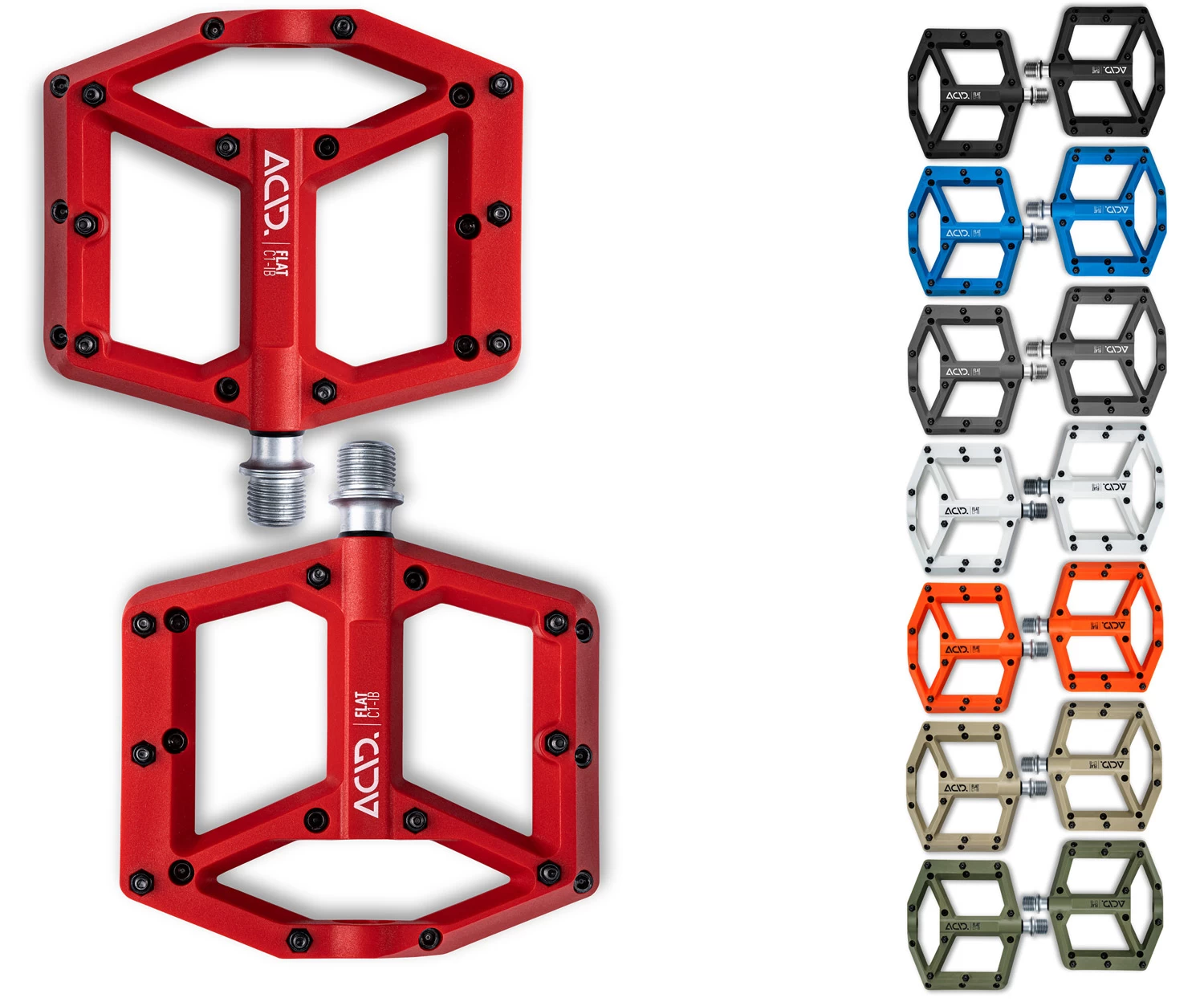 ACID FLAT C1-IB Plattformpedale 3 ACID FLAT C1-IB Plattformpedale