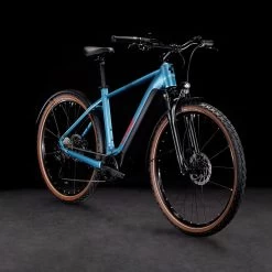 Cube Nuride Hybrid Performance 500 Allroad Metalblue´n´red -Fahrradladen CUBE Nuride Hybrid Performance 500 Allroad metalblue n red 632661 2