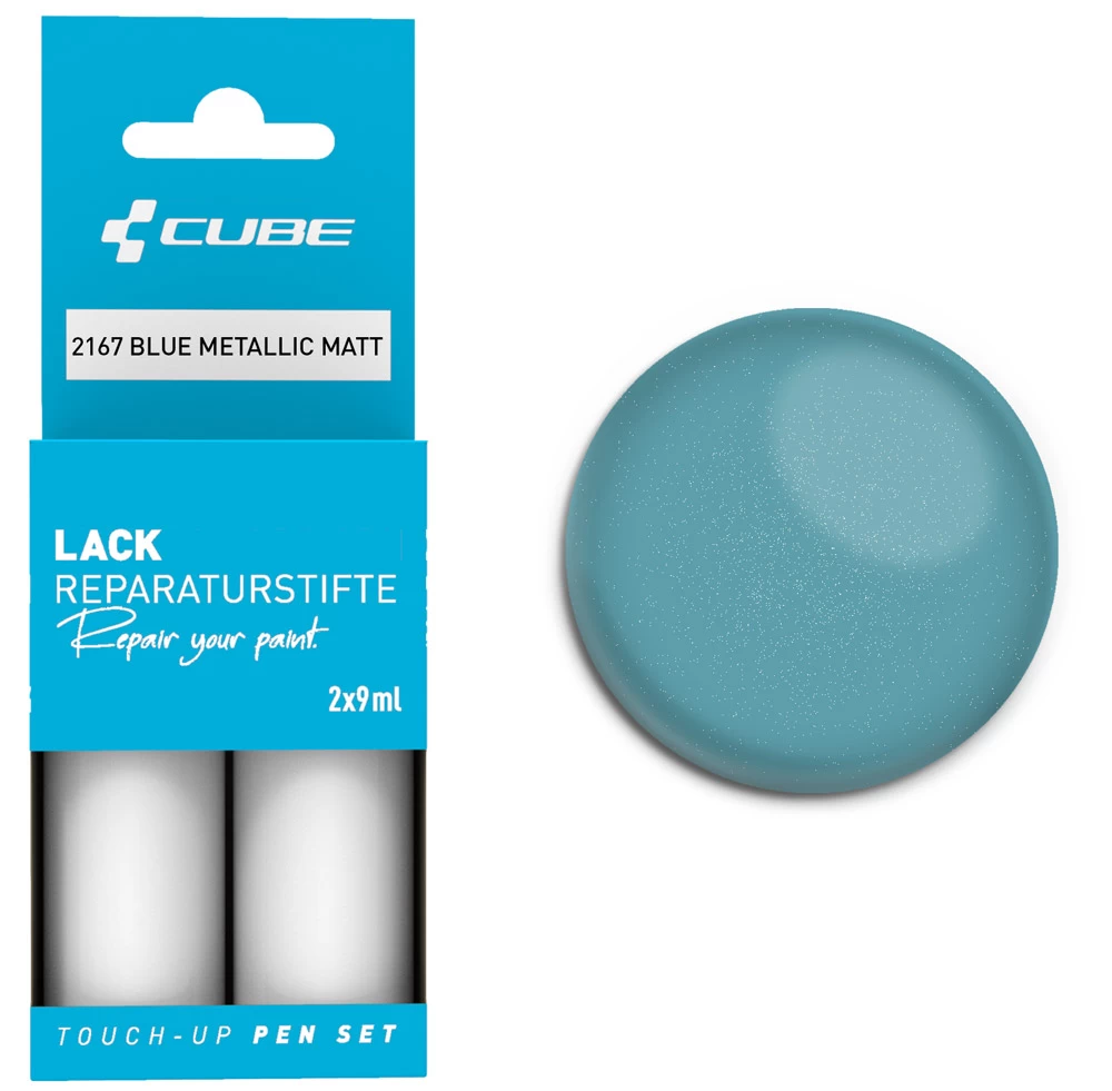 Cube Lackreparaturstift Set BLUE METALLIC Matt 3 Cube Lackreparaturstift Set BLUE METALLIC Matt