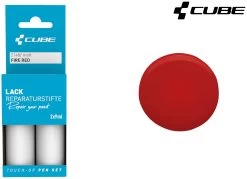 Cube Lackreparaturstift Set FIRE RED -Fahrradladen Cube Lackreparaturstift Set FIRE RED 2148