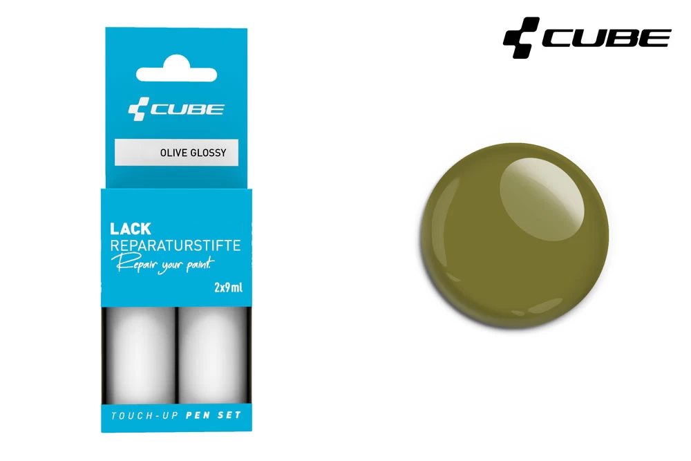 Cube Lackreparaturstift Set OLIVE Glossy 4 Cube Lackreparaturstift Set OLIVE Glossy – Bild 2