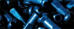 Dt-swiss Alu-Nippel Ø2.0 X 12mm (100 Stück) -Fahrradladen DT Swiss Alu Nippel O2 0 x 12mm blau