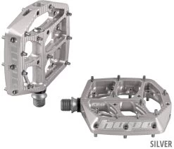 HOPE F20 Plattformpedale -Fahrradladen Hope F20 Plattformpedale silver PDF20S