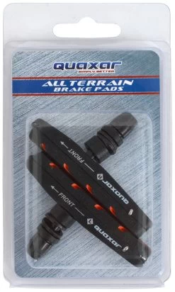 Groove Cartridge Bremsschuhe 72mm Schwarz/rot -Fahrradladen Quaxar Groove Cartridge Bremsschuhe 72mm 20058049 2