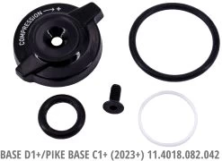 ROCKSHOX Druckstufeneinstellring Für Lyrik/Pike -Fahrradladen RockShox Fork Compression Knob Kit Lyrik 11 4018 082 042