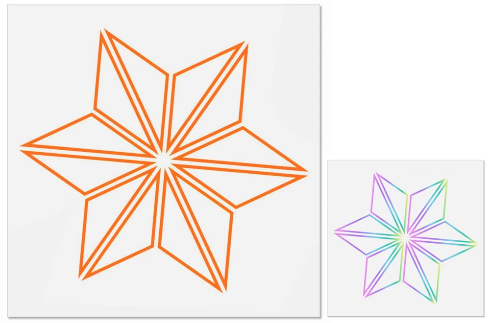 Supacaz Star Decal Aufkleber 3 Supacaz Star Decal Aufkleber