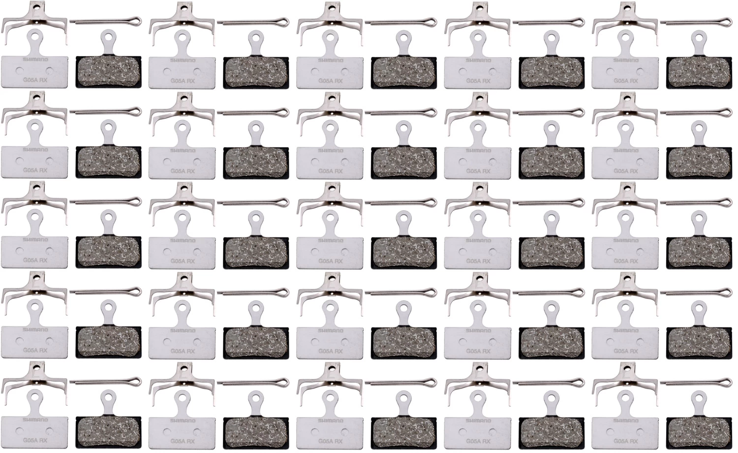 Shimano G05A-RX Resin Disc Beläge (25er Werkstattverpackung) 4 Shimano G05A-RX Resin Disc Beläge (25er Werkstattverpackung) – Bild 2