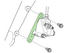 Shimano Flat-Mount Adapter Für VR 140/160mm Bremsscheibe 7 Shimano Flat-Mount Adapter Für VR 140/160mm Bremsscheibe -Fahrradladen Shimano Adapter Flat Mount VR auf Flat Mount 140 160mm Y8N230000 c