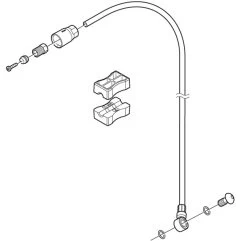 Shimano ZEE SM-BH90-SBS Bremsleitung 1700mm -Fahrradladen Shimano ZEE Bremsleitung SM BH90 SBS 1700mm schwarz ISMBH90SBSL170 c