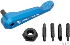 Axle Handle Multitool -Fahrradladen Wolf Tooth Axle Handle Multi Tool Blue 3