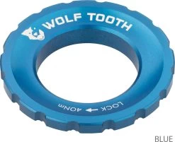 Centerlock Lockring 11 Centerlock Lockring -Fahrradladen Wolf Tooth Centerlock Rotor Lockring Blue 3