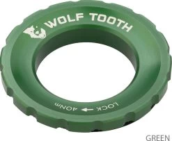 Centerlock Lockring 13 Centerlock Lockring -Fahrradladen Wolf Tooth Centerlock Rotor Lockring Green 5