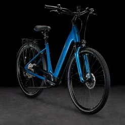Cube Supreme Sport Hybrid EXC 625 Easy Entry Blue´n´black -Fahrradladen cube 632412 20119239 Supreme Sport Hybrid EXC 625 Easy Entry blue n black 2