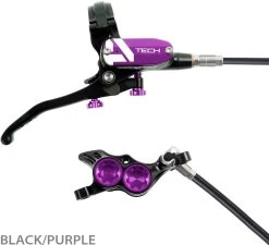 HOPE Tech 4 E4 Scheibenbremse - Hebel Rechts -Fahrradladen hope 20114399 Tech 4 E4 Stahlflex Scheibenbremse hinten rechts 5